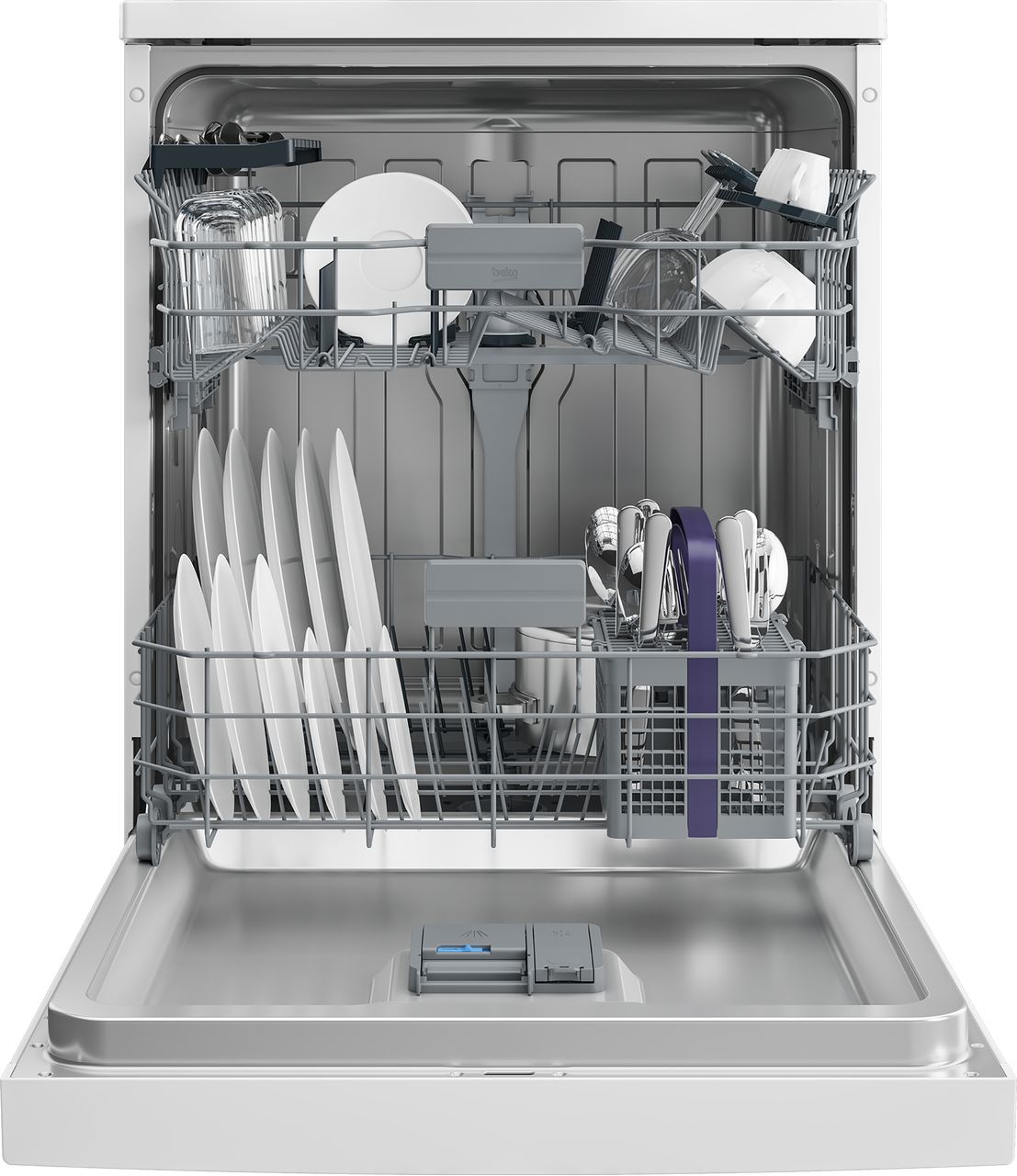 Beko BDFN26440W Standard Dishwasher - White - C Rated