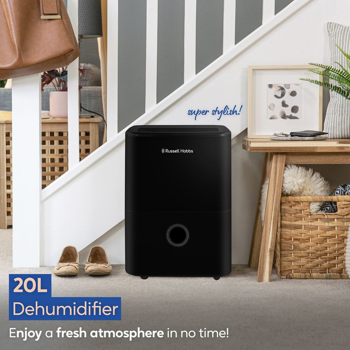 Russell Hobbs RHDH2002B Dehumidifier - Black