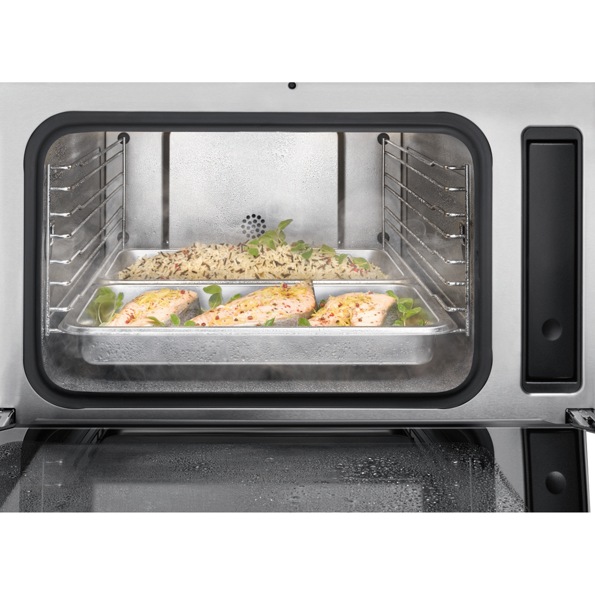 Miele ContourLine DG7140 Built In Compact Steam Oven - Clean Steel