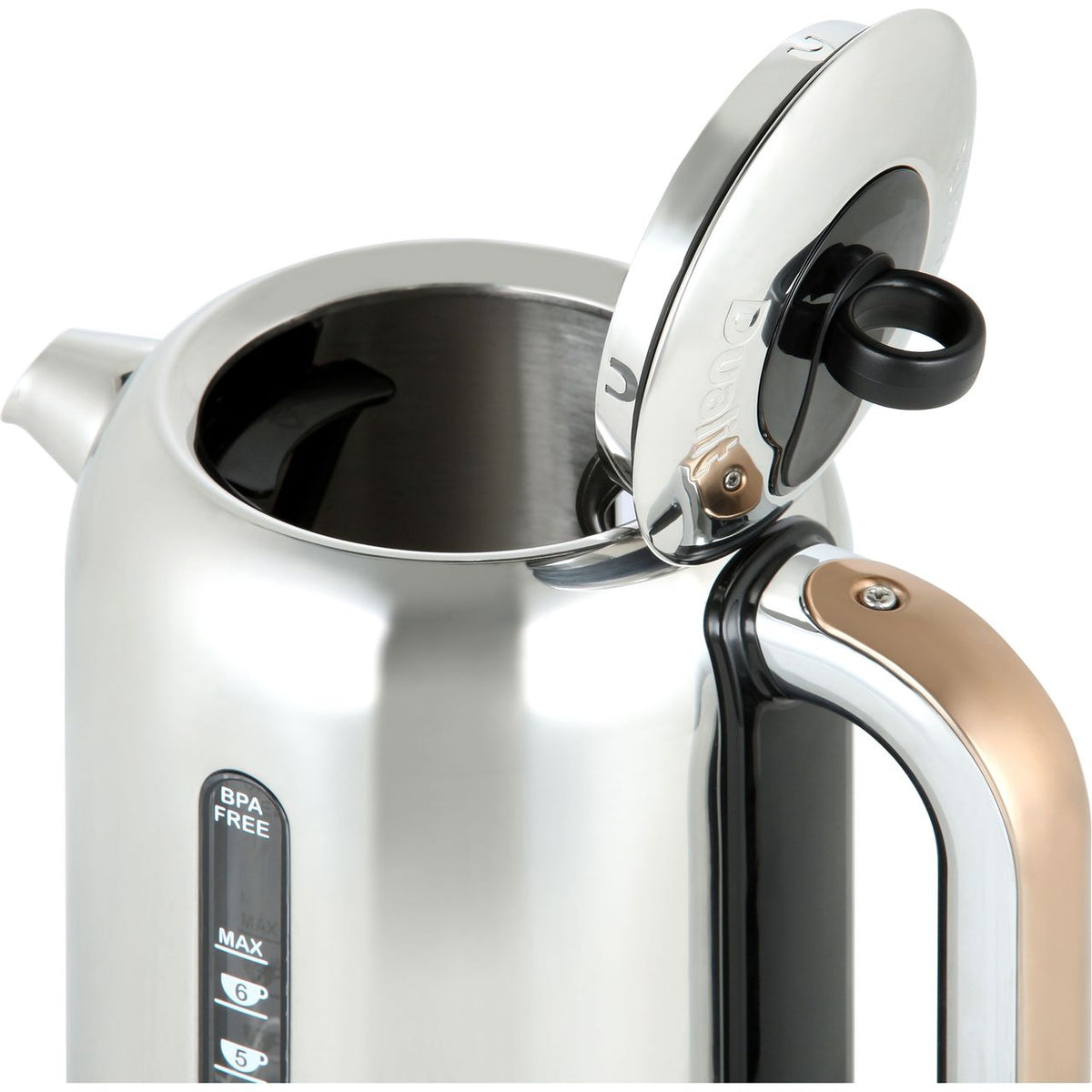 Dualit Classic 72820 Kettle - Chrome - Copper