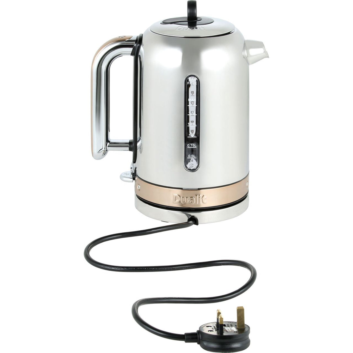 Dualit Classic 72820 Kettle - Chrome - Copper