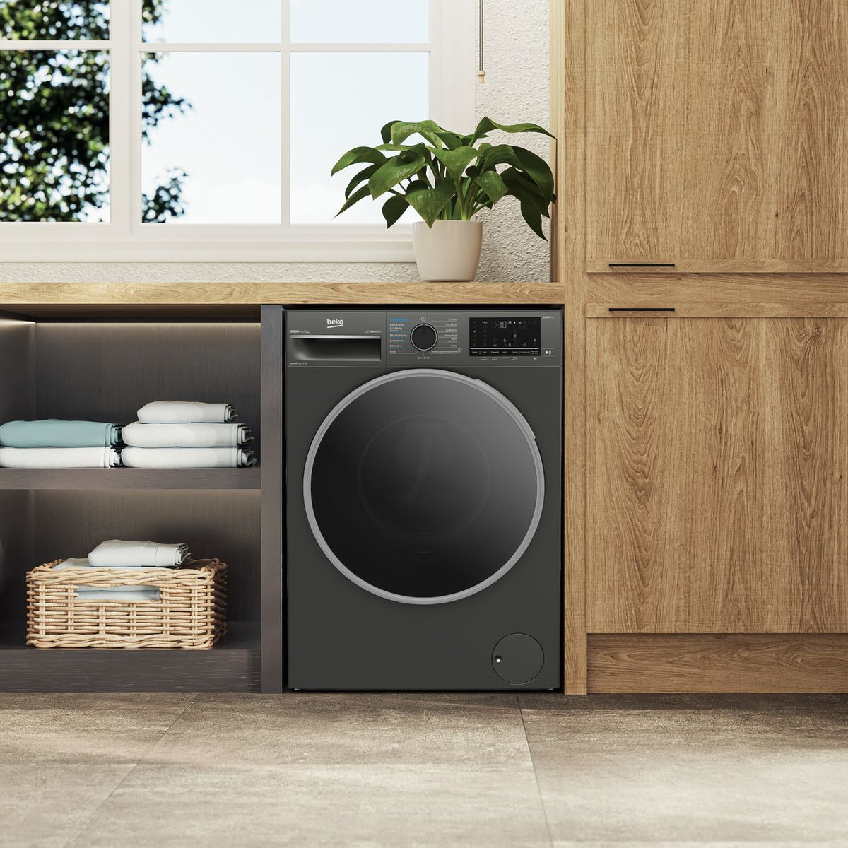 Beko B5D58544UG 8Kg - 5Kg Washer Dryer with 1400 rpm - Graphite - D Rated