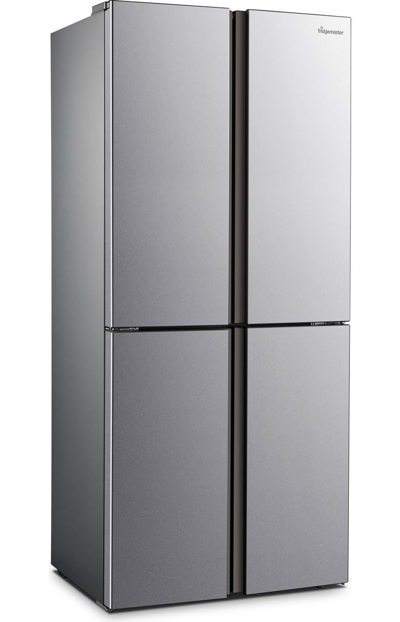 Fridgemaster MQ79394ES Total No Frost American Fridge Freezer - Silver - E Rated