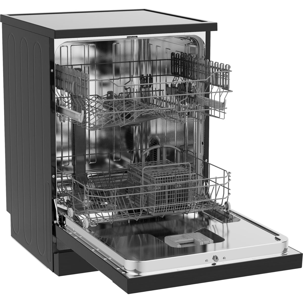 Hisense HS622E90BUK Standard Dishwasher - Black - E Rated