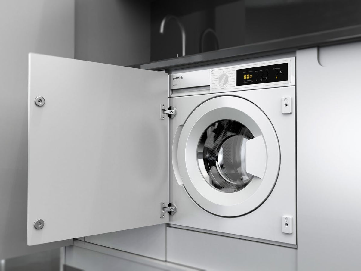 Electra W1251CT0IN Integrated 8kg Washing Machine with 1200 rpm - White - D Rated