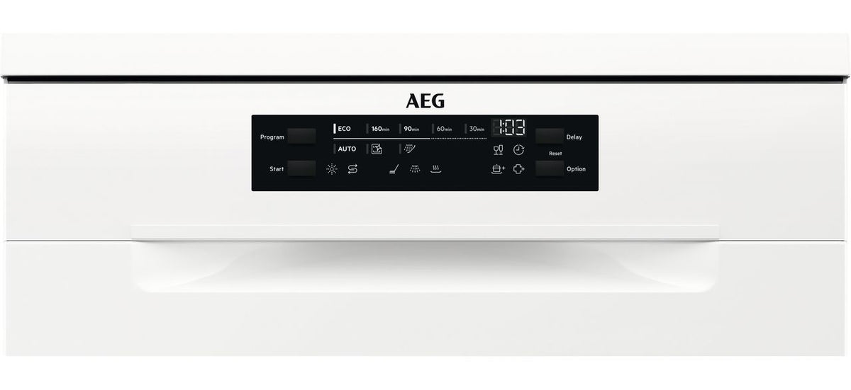 AEG 6000 SatelliteClean® FFB53617ZW Standard Dishwasher - White - D Rated