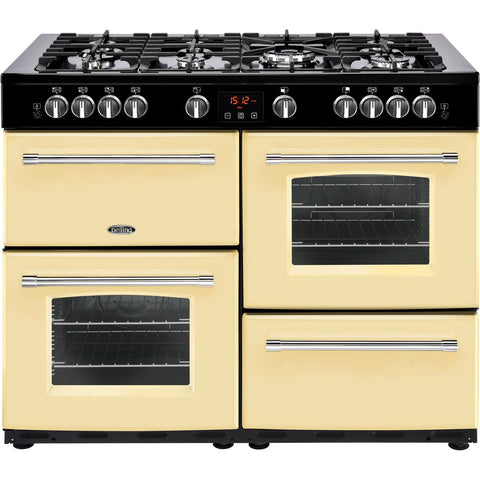 Belling FarmhouseX110G 110cm Gas Range Cooker - Cream - A-A Rated