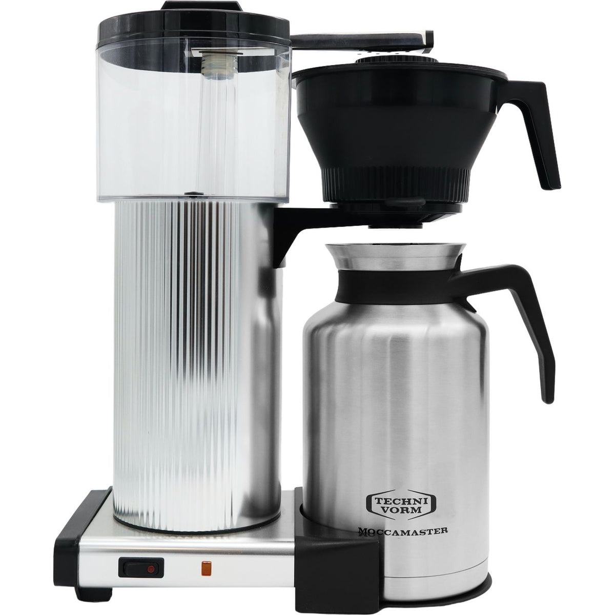 Moccamaster CDT Grand Professional 39225 Filter Coffee Machine - Black - Silver