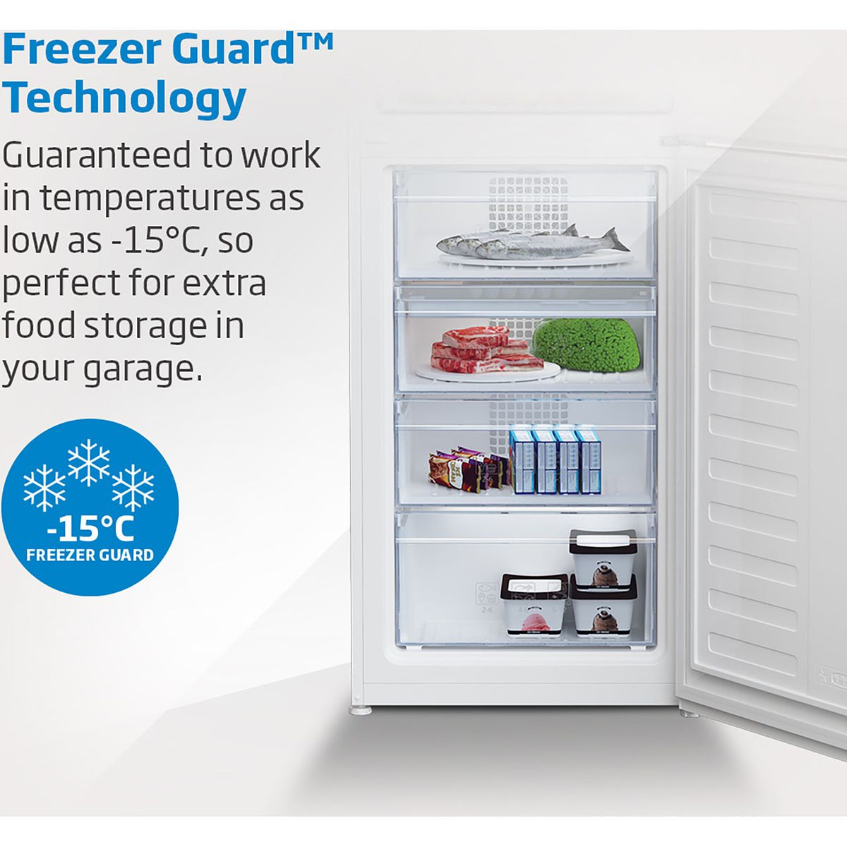 Beko HarvestFresh™ CNG3582VPS 50-50 Total No Frost Fridge Freezer - Stainless Steel - F Rated