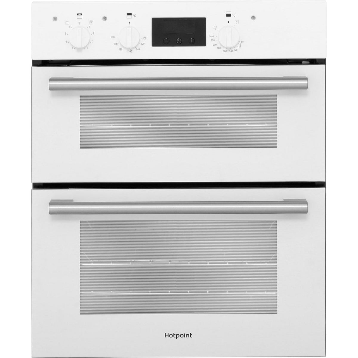 Hotpoint Class 2 DU2540WH Built Under Electric Double Oven With Feet - White - A-A Rated