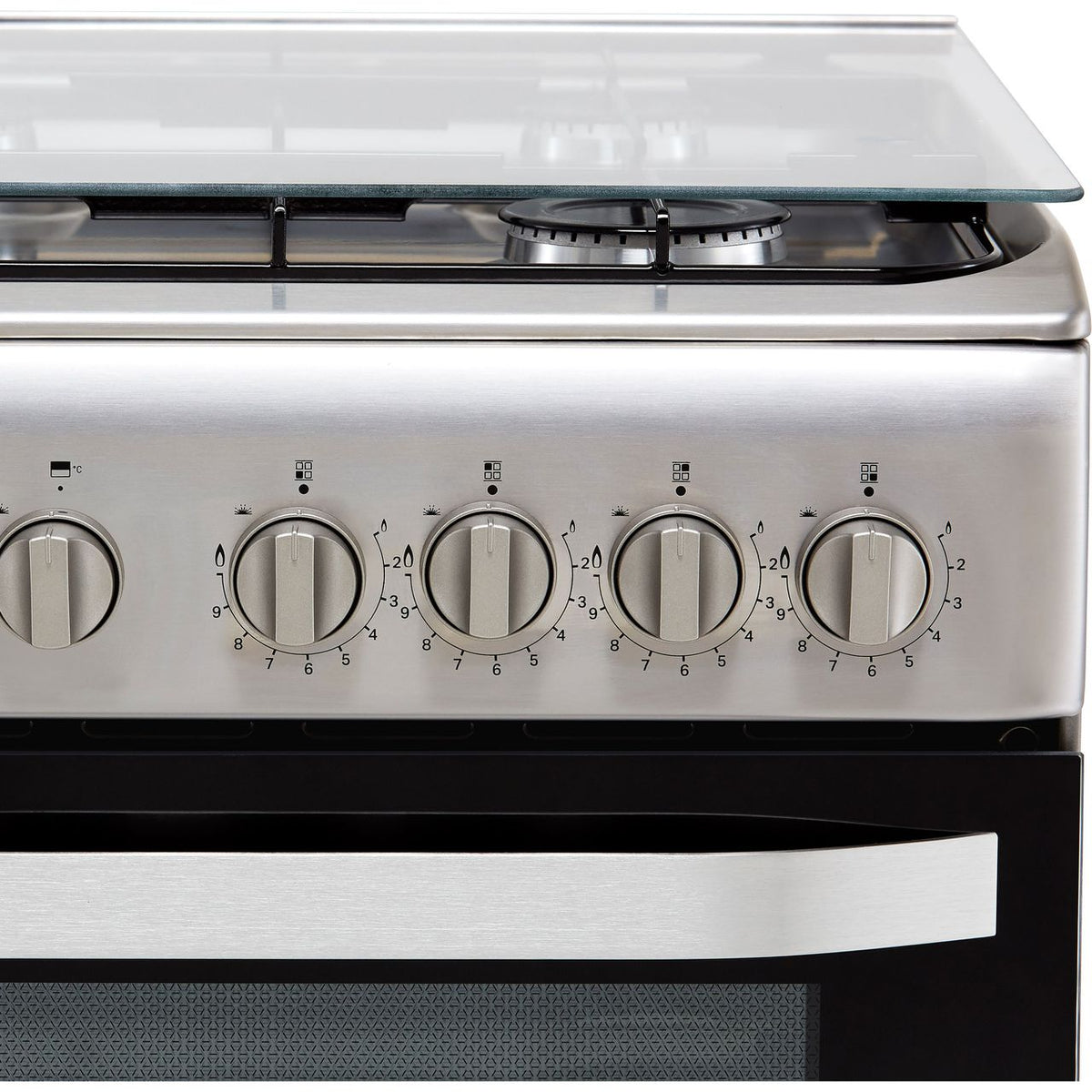 Hotpoint Cloe HD5G00CCX 50cm Gas Cooker with Full Width Gas Grill - Stainless Steel - A Rated