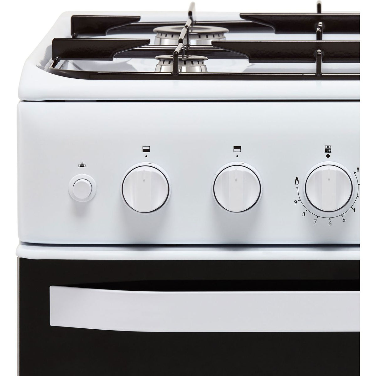 Hotpoint Cloe HD5G00KCW 50cm Gas Cooker with Full Width Gas Grill - White - A Rated