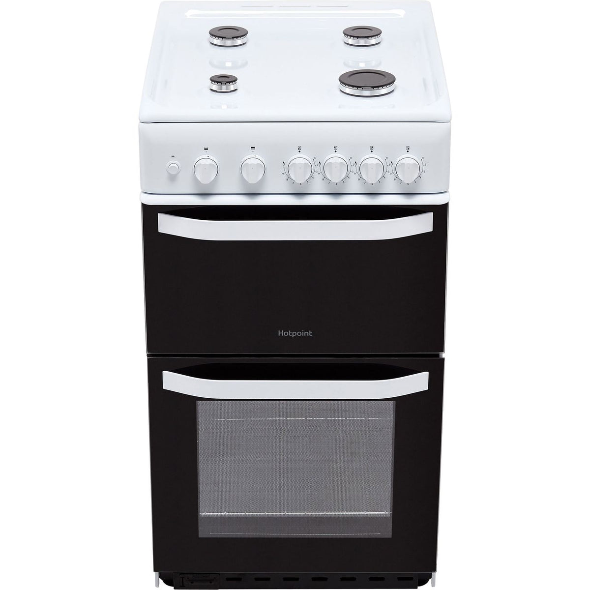 Hotpoint Cloe HD5G00KCW 50cm Gas Cooker with Full Width Gas Grill - White - A Rated