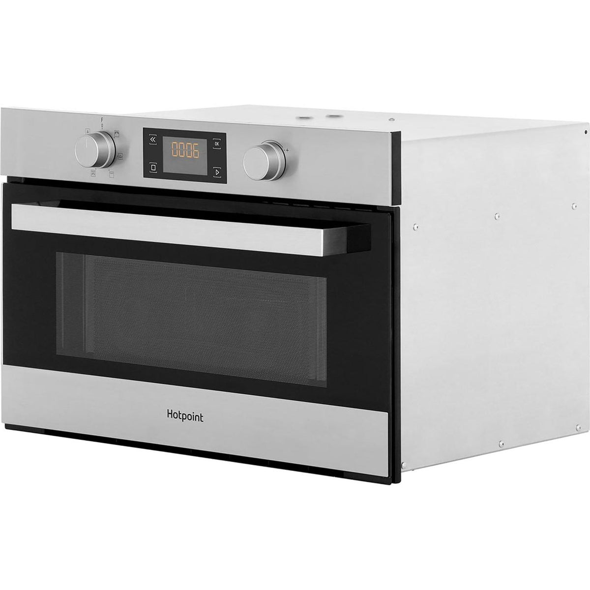 Hotpoint Class 3 MD344IXH Built In Microwave With Grill - Stainless Steel