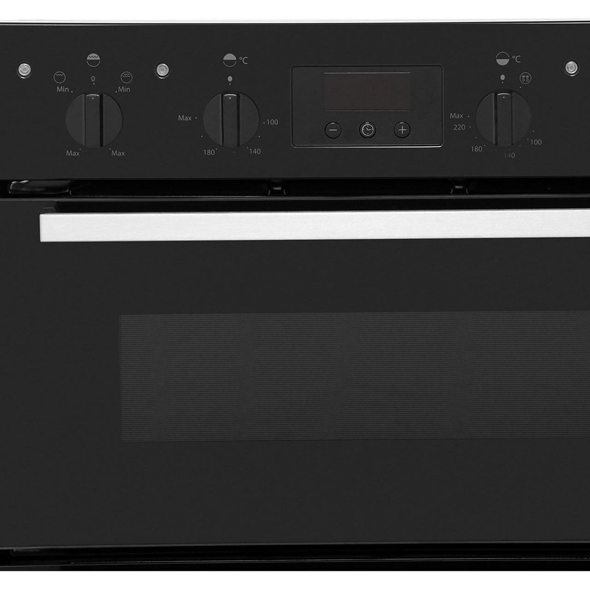 Indesit Aria IDD6340BL Built In Electric Double Oven - Black - A-A Rated