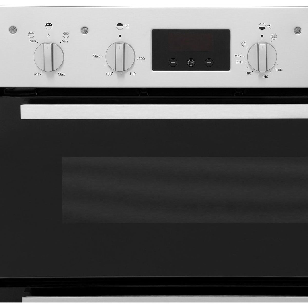 Indesit Aria IDD6340IX Built In Electric Double Oven - Stainless Steel - A-A Rated