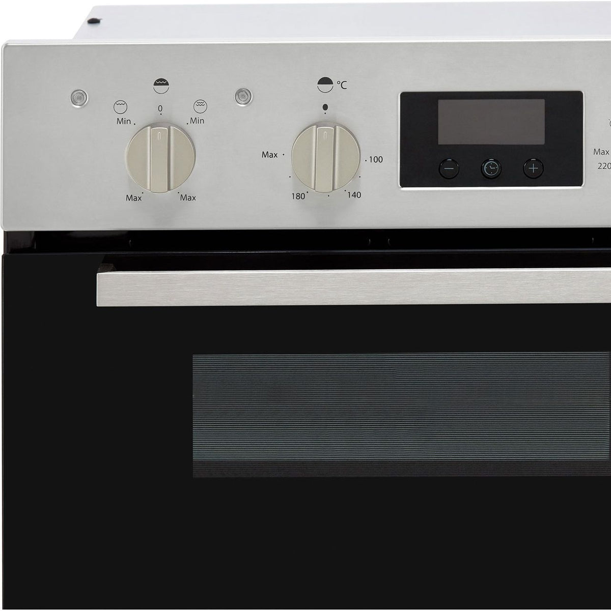 Indesit Aria IDU6340IX Built Under Electric Double Oven With Feet - Stainless Steel - B-A Rated