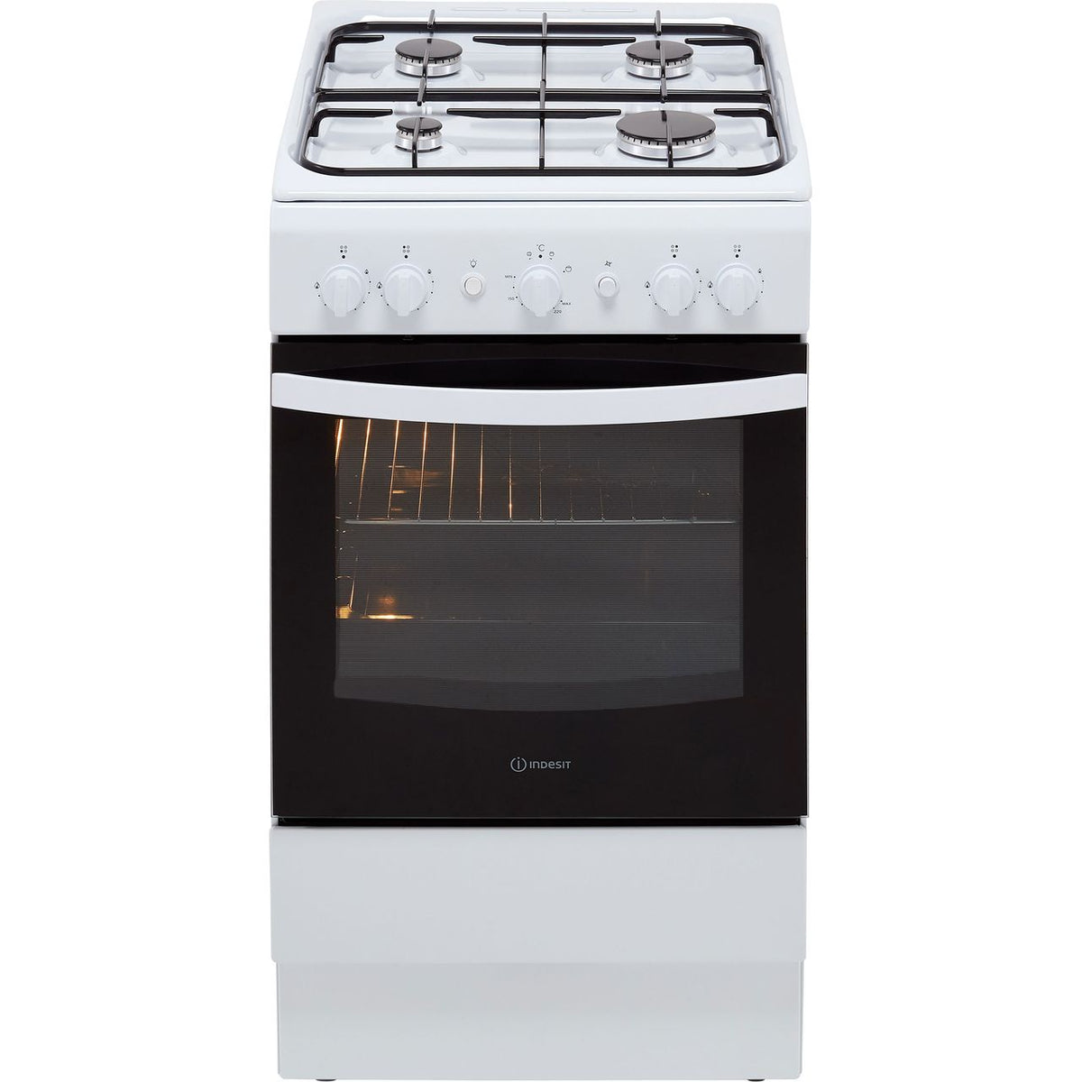 Indesit Cloe IS5G1KMW 50cm Gas Cooker - White - A Rated