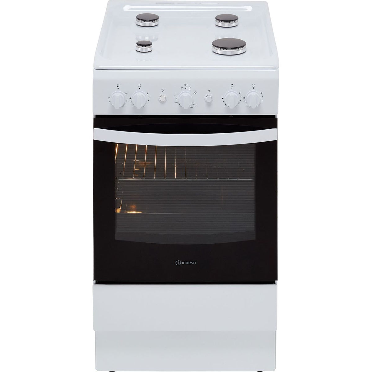 Indesit Cloe IS5G1KMW 50cm Gas Cooker - White - A Rated