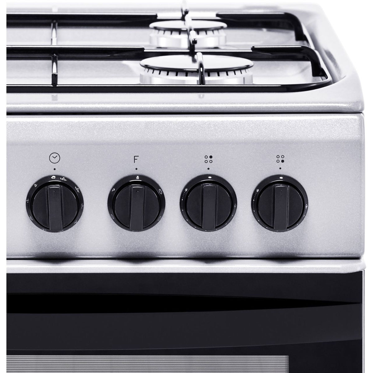 Indesit Cloe IS5G4PHX 50cm Dual Fuel Cooker - Silver - A Rated