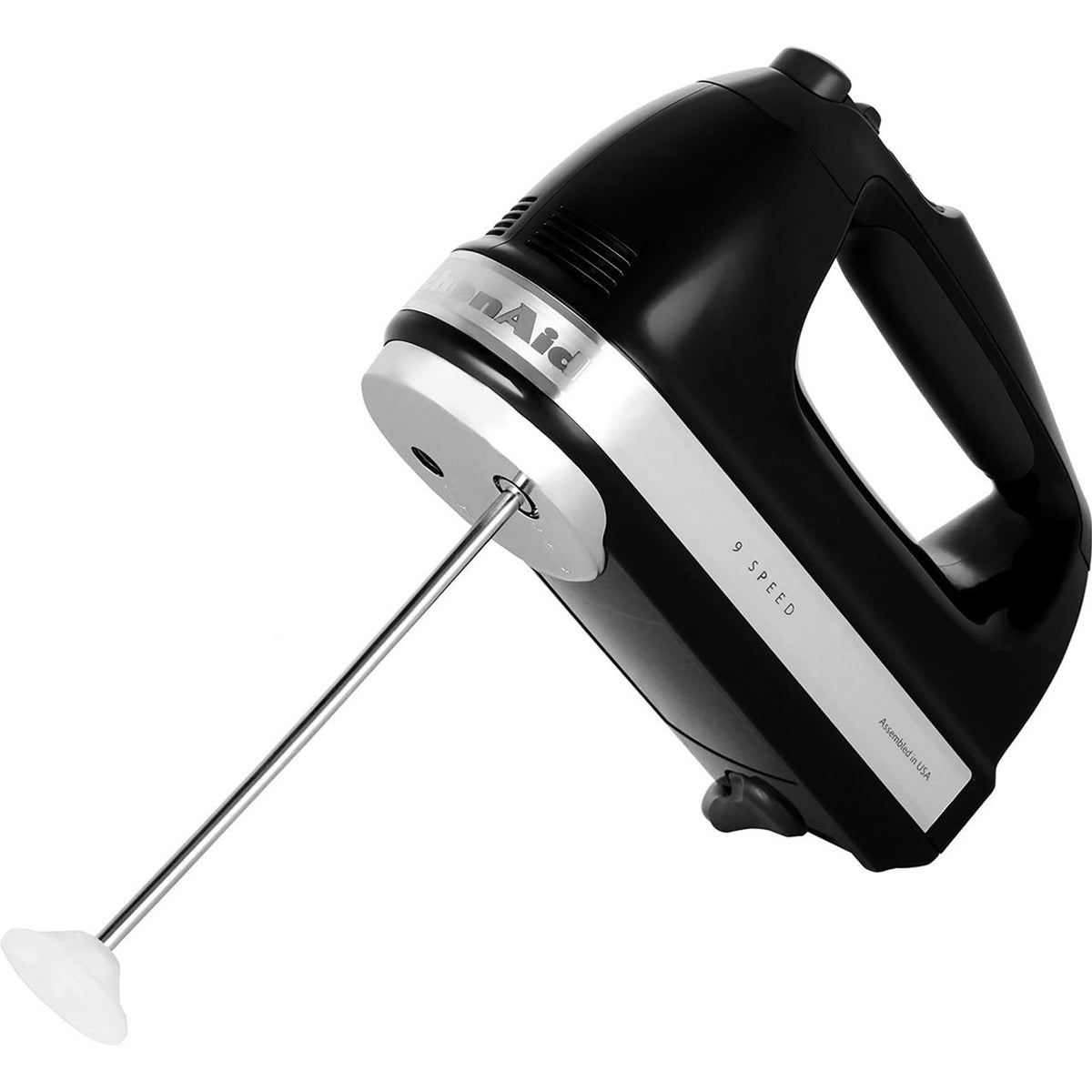 KitchenAid 5KHM9212BOB Hand Mixer with 3 Accessories - Onyx Black