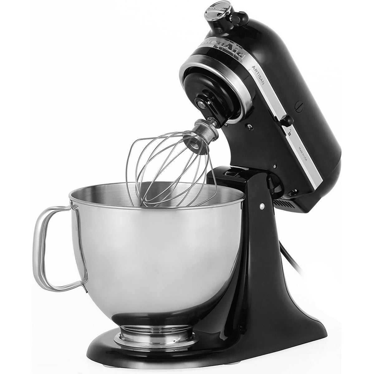 KitchenAid Artisan 5KSM125BOB Stand Mixer with 4.8 Litre Bowl - Black