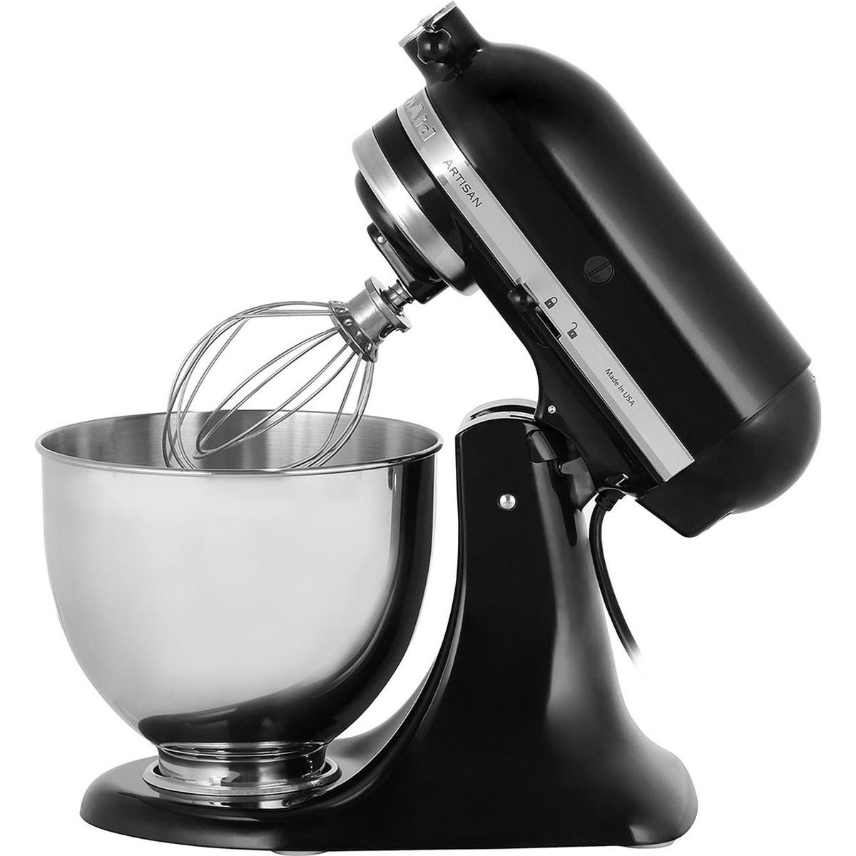 KitchenAid Artisan 5KSM125BOB Stand Mixer with 4.8 Litre Bowl - Black