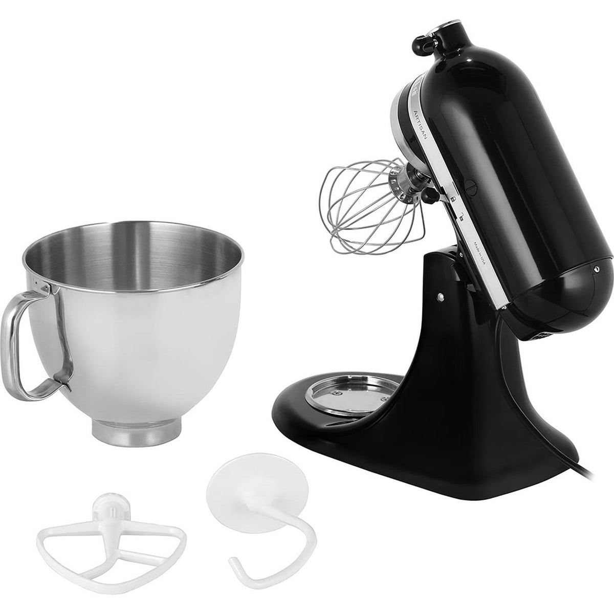 KitchenAid Artisan 5KSM125BOB Stand Mixer with 4.8 Litre Bowl - Black