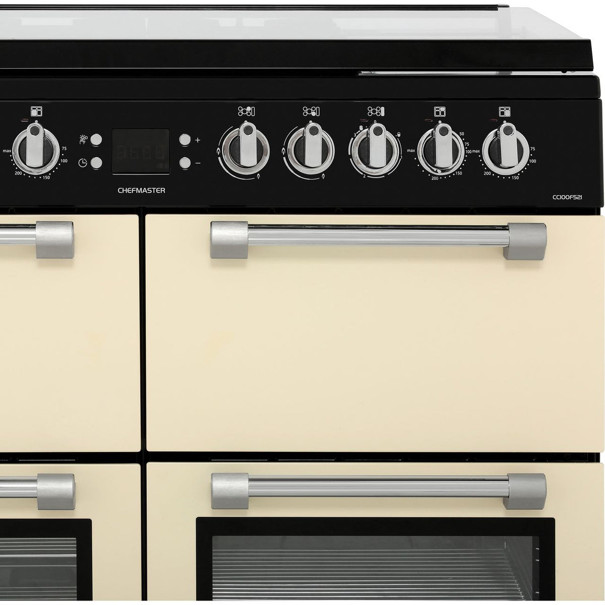 Leisure Chefmaster CC100F521C 100cm Dual Fuel Range Cooker - Cream - A-A-A Rated