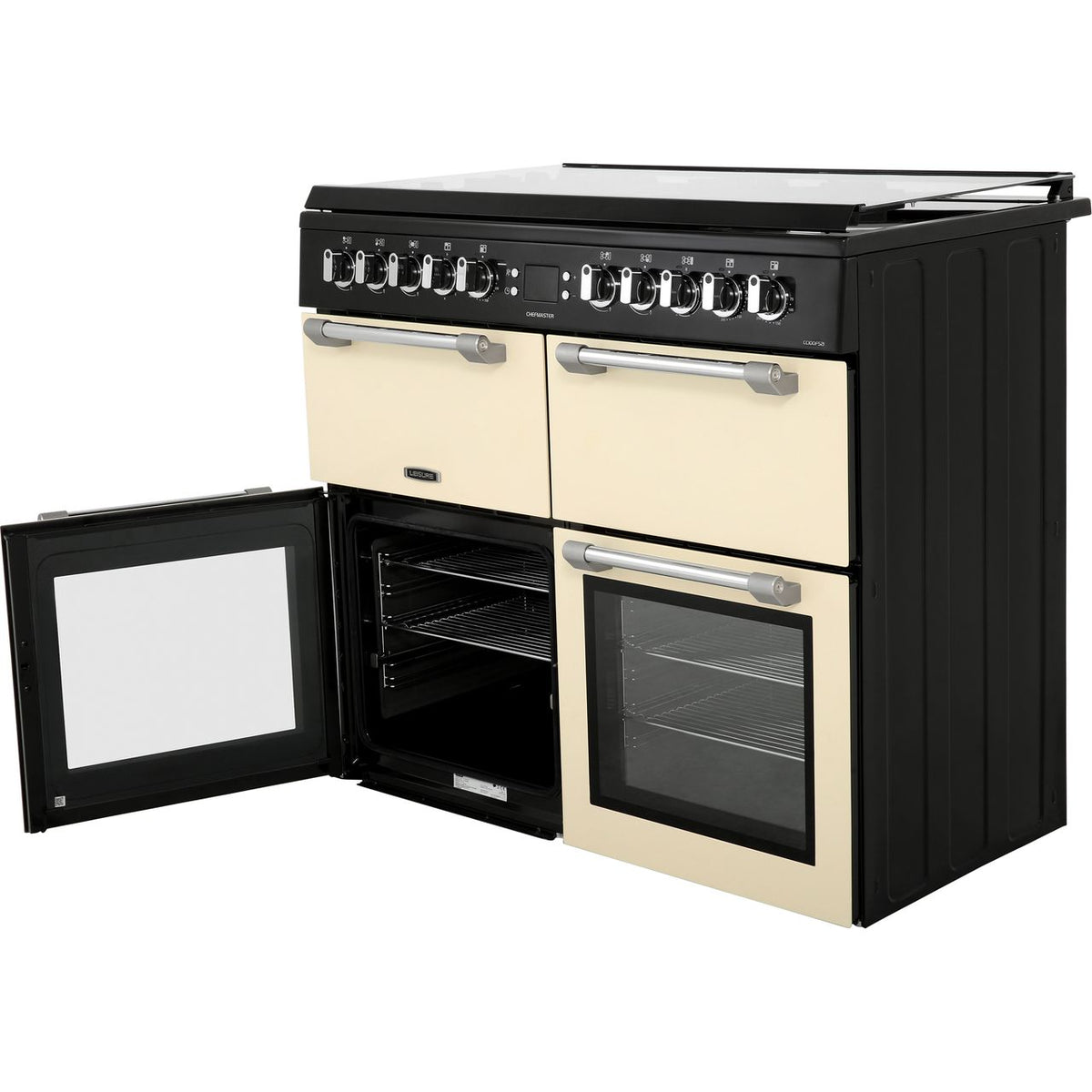 Leisure Chefmaster CC100F521C 100cm Dual Fuel Range Cooker - Cream - A-A-A Rated