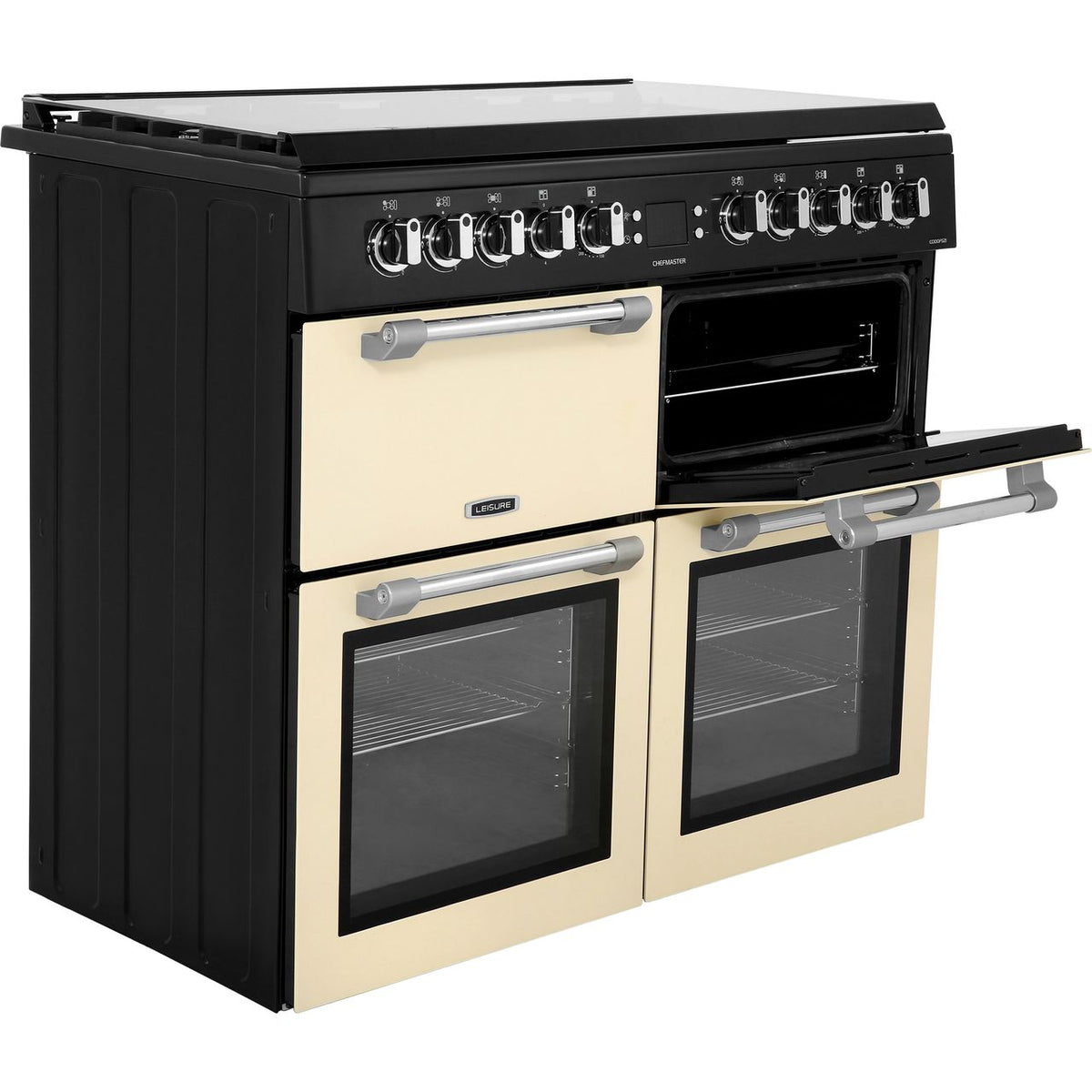 Leisure Chefmaster CC100F521C 100cm Dual Fuel Range Cooker - Cream - A-A-A Rated