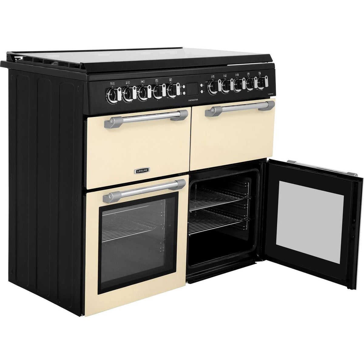 Leisure Chefmaster CC100F521C 100cm Dual Fuel Range Cooker - Cream - A-A-A Rated