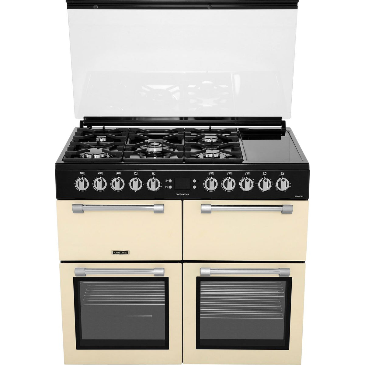 Leisure Chefmaster CC100F521C 100cm Dual Fuel Range Cooker - Cream - A-A-A Rated