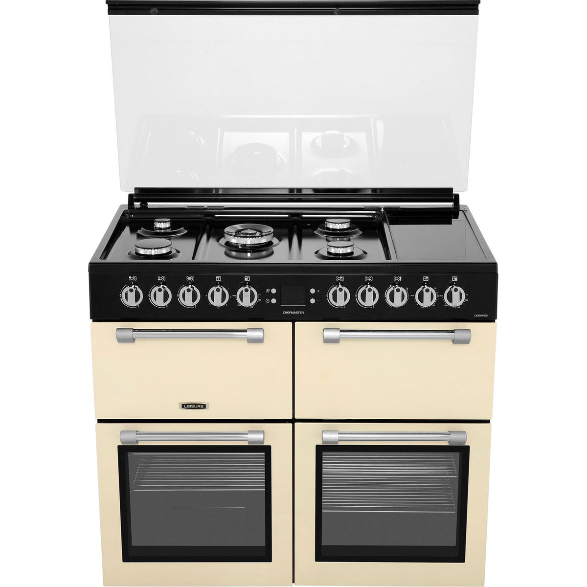 Leisure Chefmaster CC100F521C 100cm Dual Fuel Range Cooker - Cream - A-A-A Rated