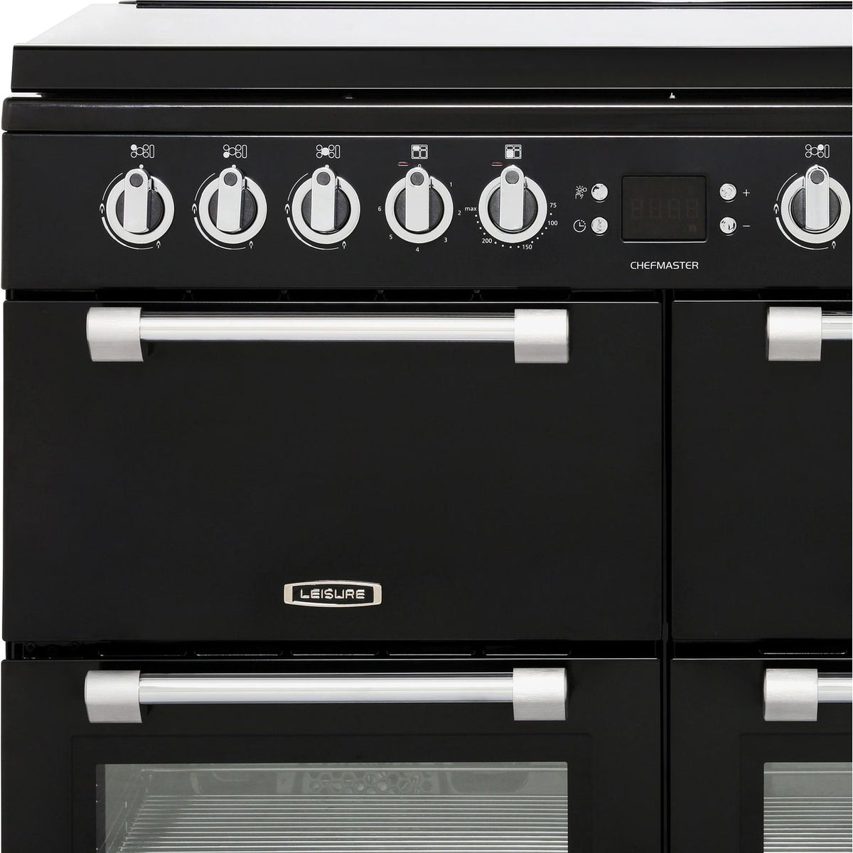 Leisure Chefmaster CC100F521K 100cm Dual Fuel Range Cooker - Black - A-A-A Rated