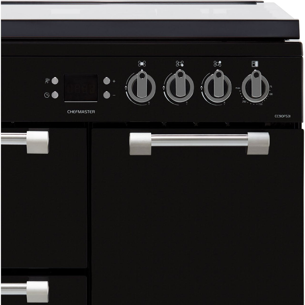 Leisure Chefmaster CC90F531K 90cm Dual Fuel Range Cooker - Black - A-A-A Rated