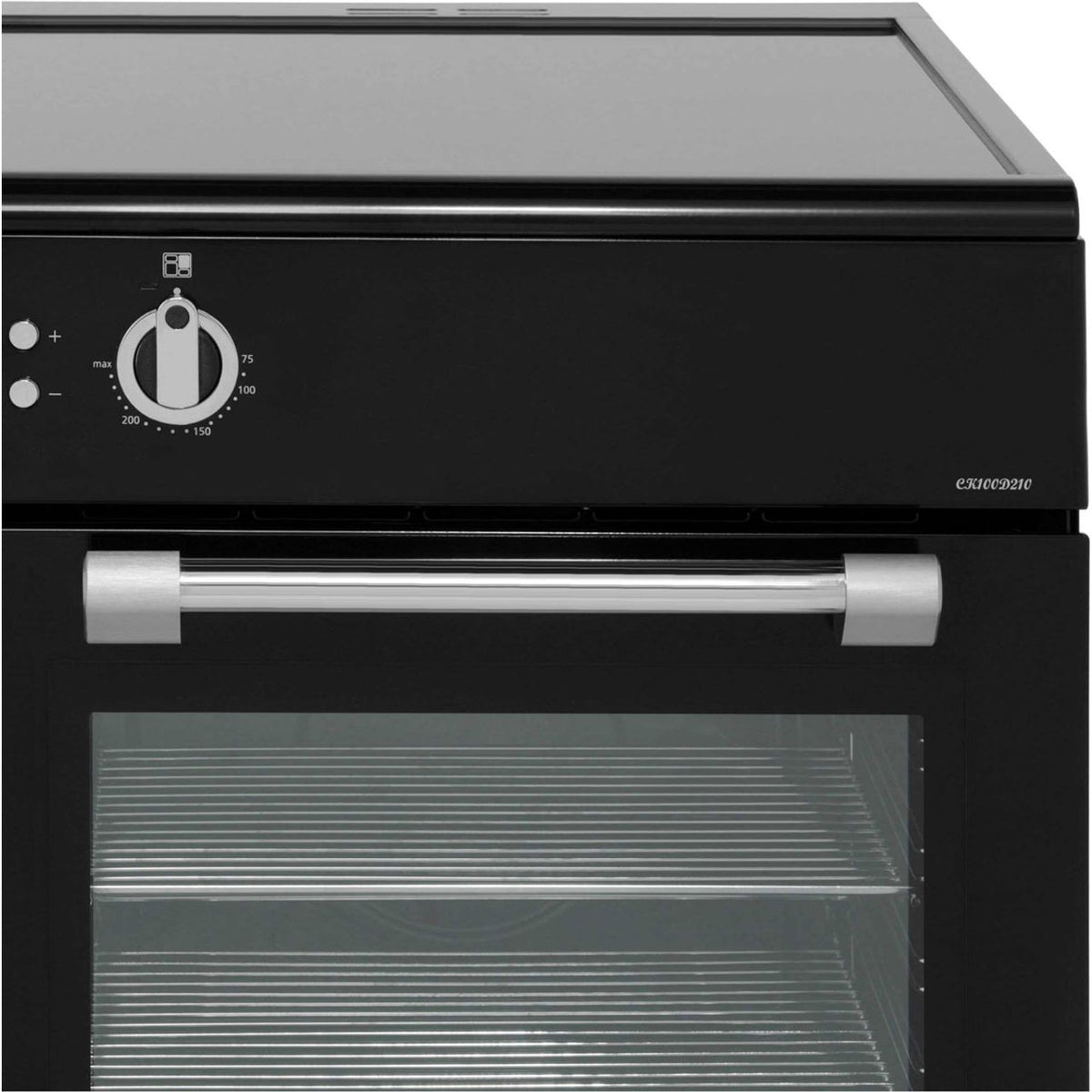 Leisure Cookmaster CK100D210K 100cm Electric Range Cooker with Induction Hob - Black - A-A Rated