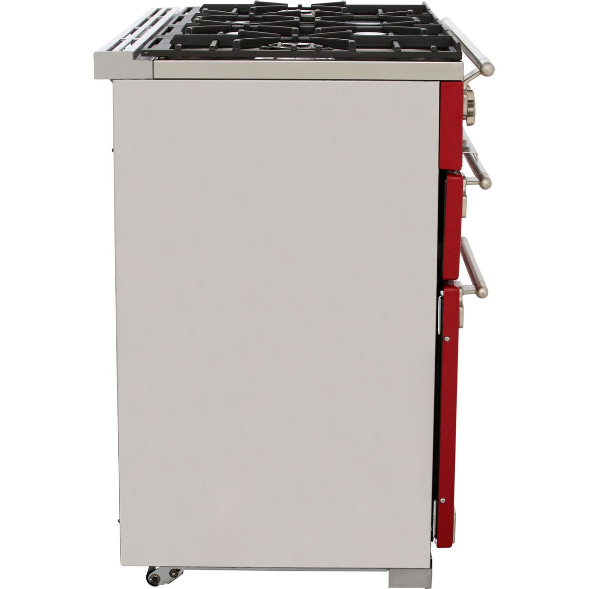 Rangemaster Elise ELS110DFFRD 110cm Dual Fuel Range Cooker - Cherry Red - A-A Rated