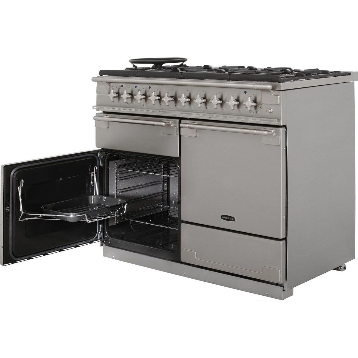 Rangemaster Elise ELS110DFFSS 110cm Dual Fuel Range Cooker - Stainless Steel - A-A Rated