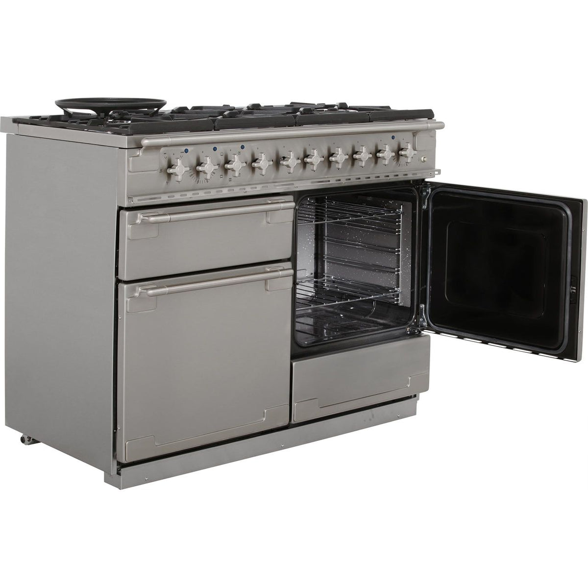 Rangemaster Elise ELS110DFFSS 110cm Dual Fuel Range Cooker - Stainless Steel - A-A Rated