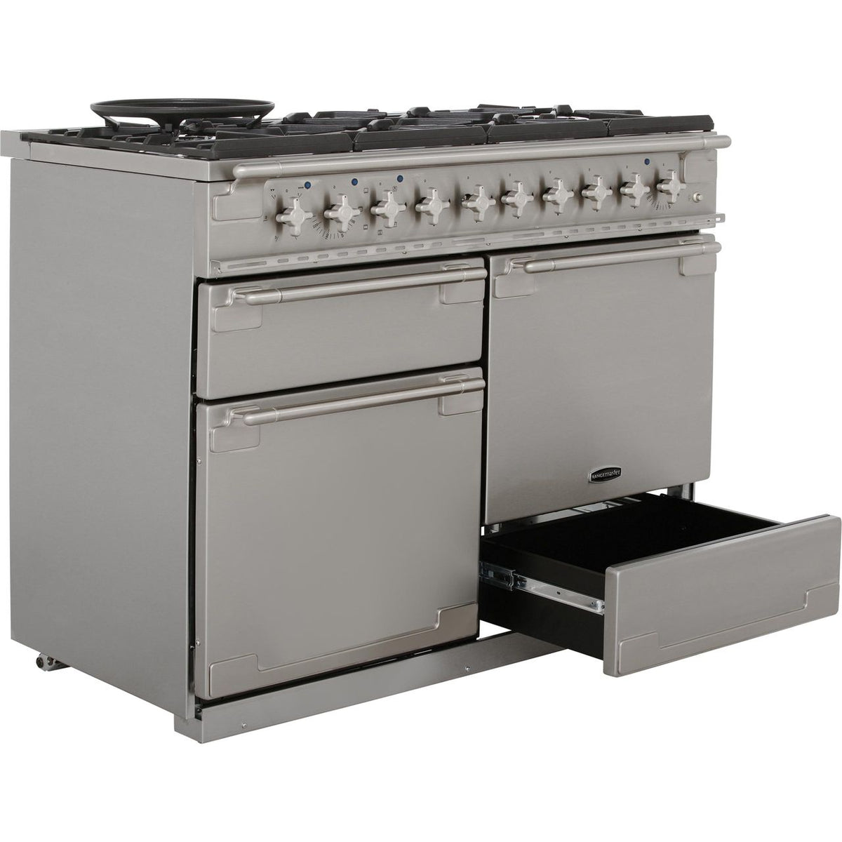 Rangemaster Elise ELS110DFFSS 110cm Dual Fuel Range Cooker - Stainless Steel - A-A Rated