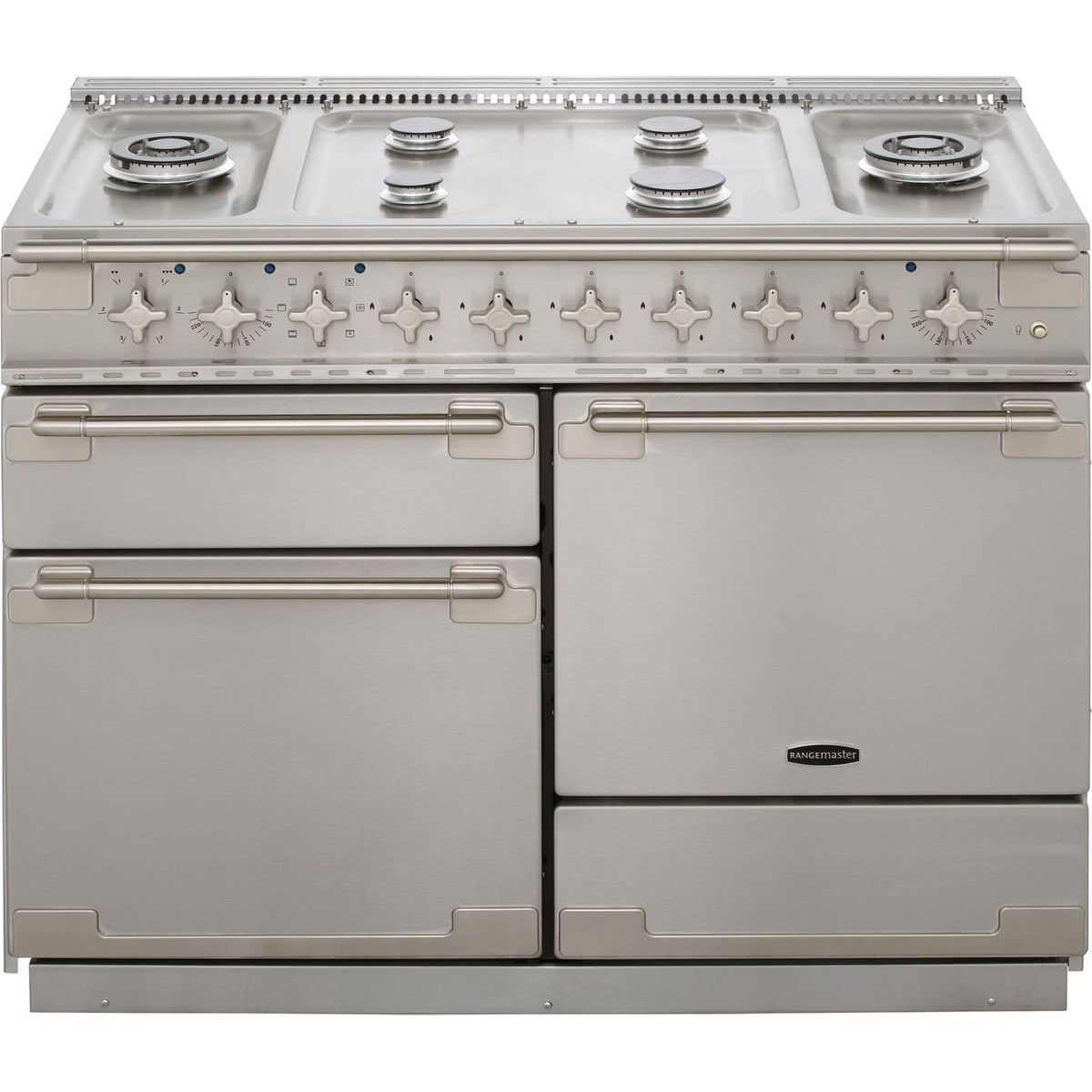 Rangemaster Elise ELS110DFFSS 110cm Dual Fuel Range Cooker - Stainless Steel - A-A Rated