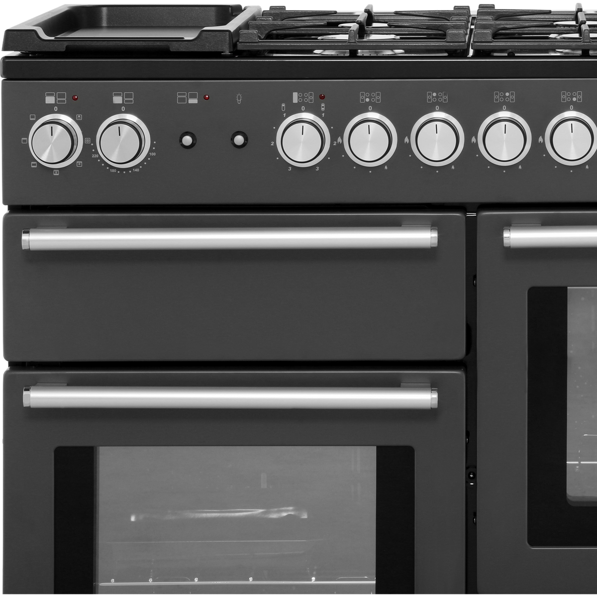 Rangemaster Nexus NEX110DFFSL-C 110cm Dual Fuel Range Cooker - Slate - A-A Rated