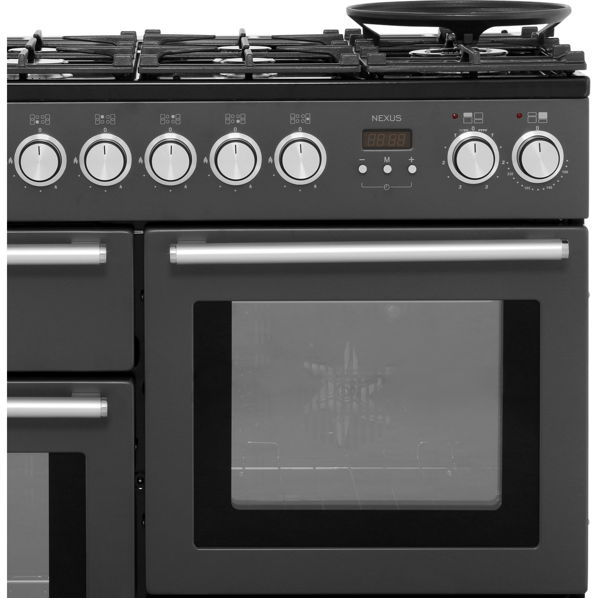 Rangemaster Nexus NEX110DFFSL-C 110cm Dual Fuel Range Cooker - Slate - A-A Rated