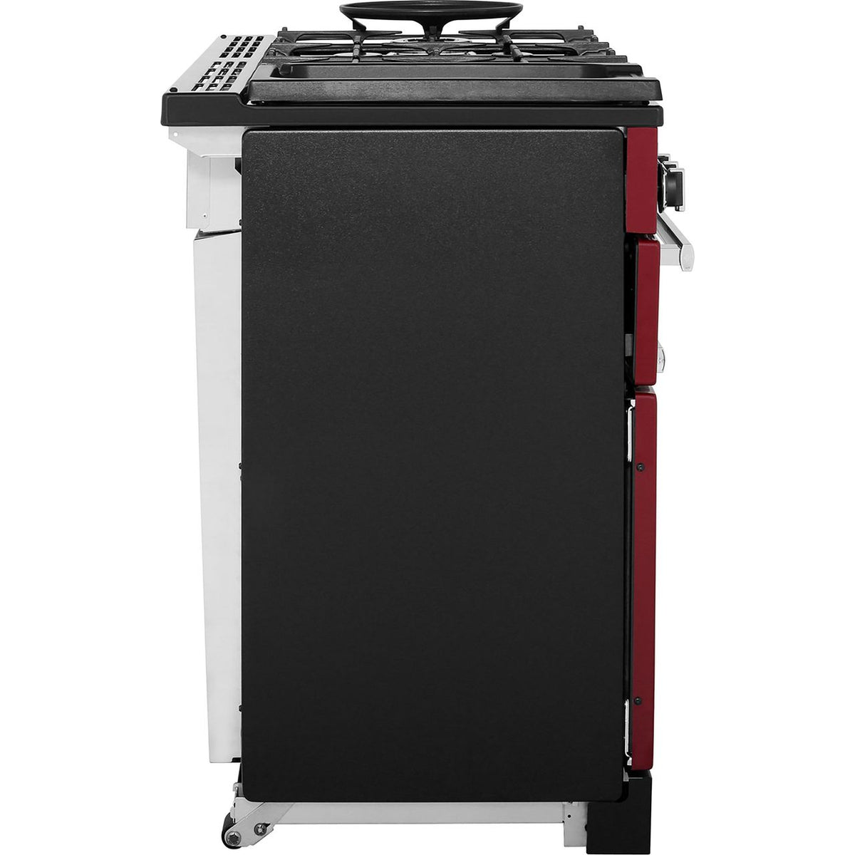 Rangemaster Professional Deluxe PDL110DFFCY-C 110cm Dual Fuel Range Cooker - Cranberry - A-A Rated