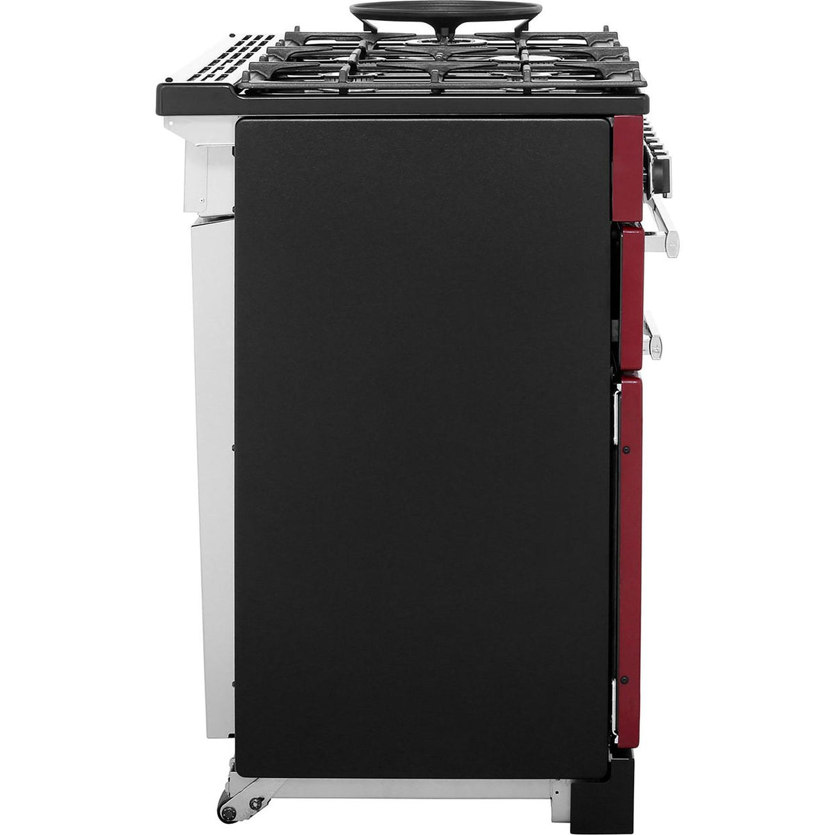 Rangemaster Professional Deluxe PDL90DFFCY-C 90cm Dual Fuel Range Cooker - Cranberry - A-A Rated