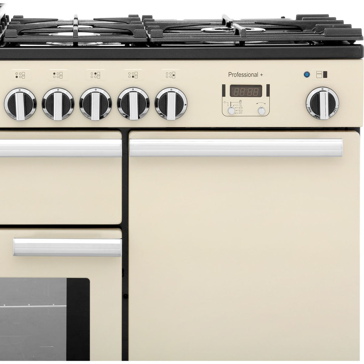 Rangemaster Professional Plus PROP100DFFCR-C 100cm Dual Fuel Range Cooker - Cream - A-A Rated