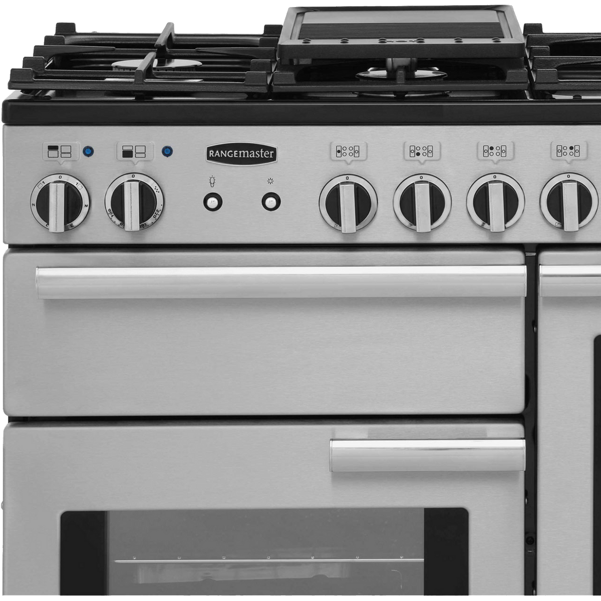 Rangemaster Professional Plus PROP110DFFSS-C 110cm Dual Fuel Range Cooker - Stainless Steel - A-A Rated