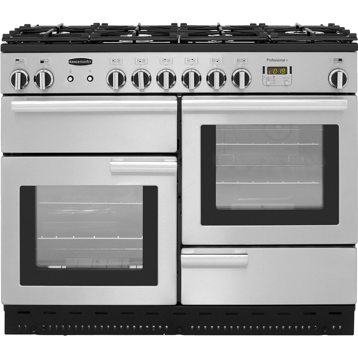 Rangemaster Professional Plus PROP110NGFSS-C 110cm Gas Range Cooker - Stainless Steel - A+-A+ Rated