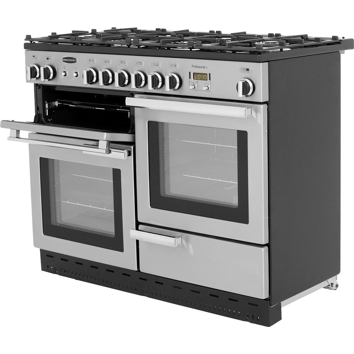 Rangemaster Professional Plus PROP110NGFSS-C 110cm Gas Range Cooker - Stainless Steel - A+-A+ Rated